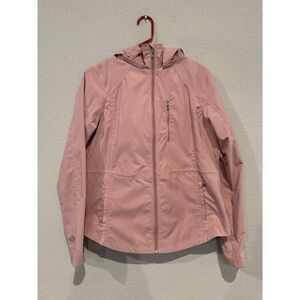 Buff Bunny Women's Elemental Windbreaker Full Length Zipper Hoodie Jacket Medium